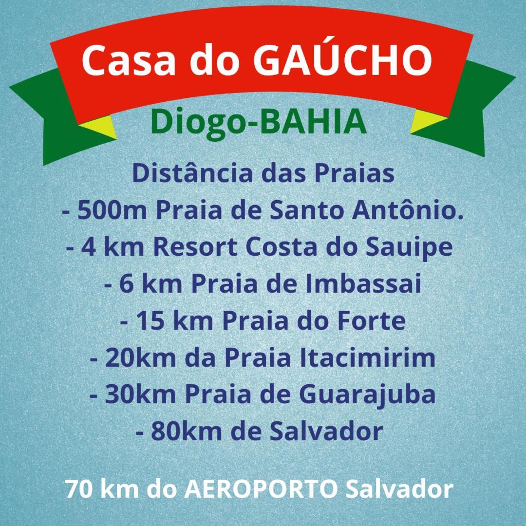 Casa Praia Gaucho Santo Antonio Diogo Mata de Sao Joao Δωμάτιο φωτογραφία